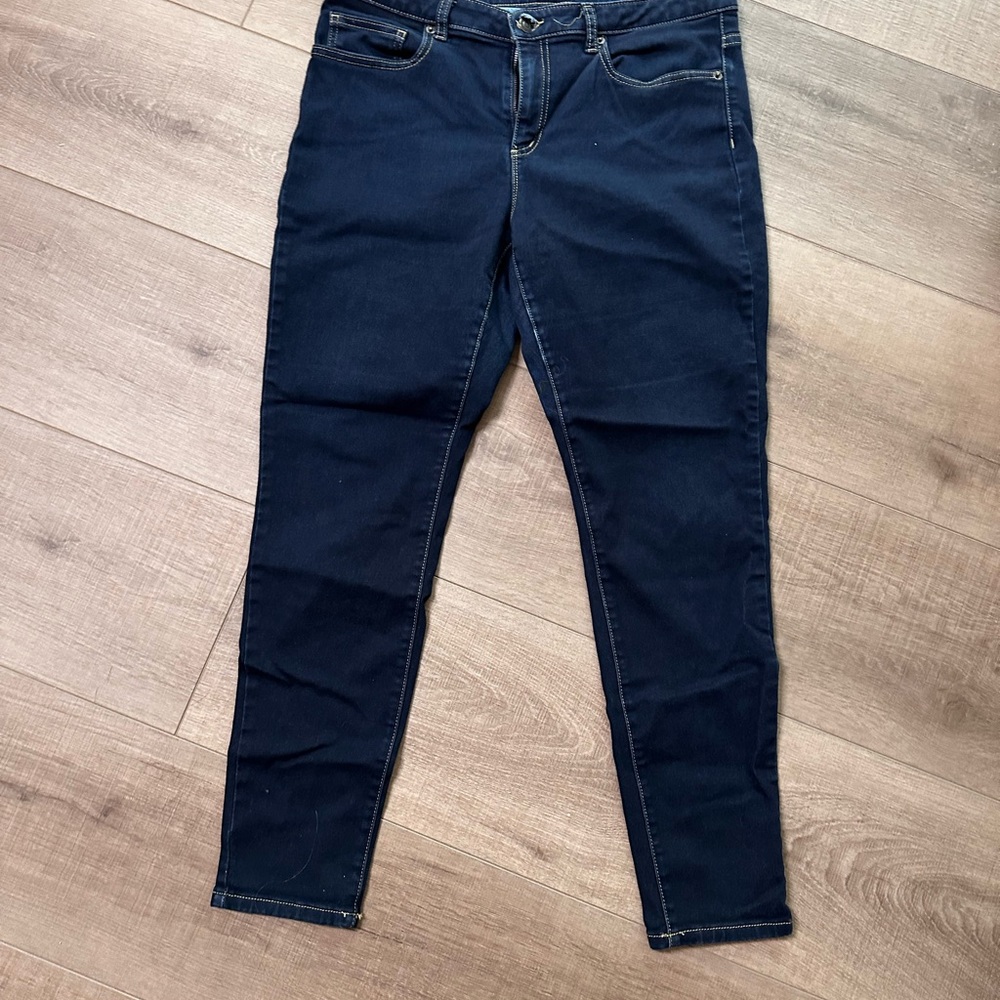 Michael Kors Black Jeans with Gold-Toned Accents